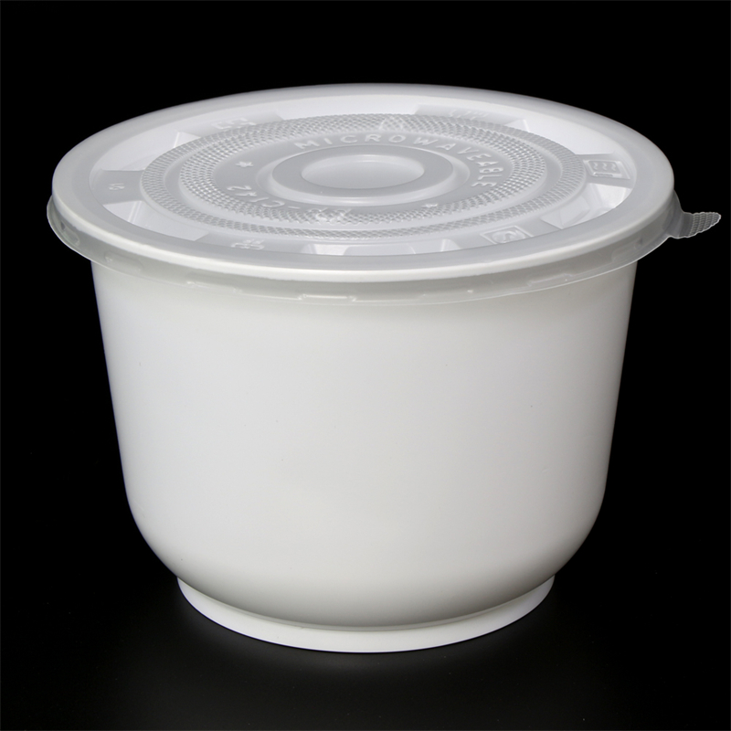 Ml White Disposable Plastic Food Container Plastic Container